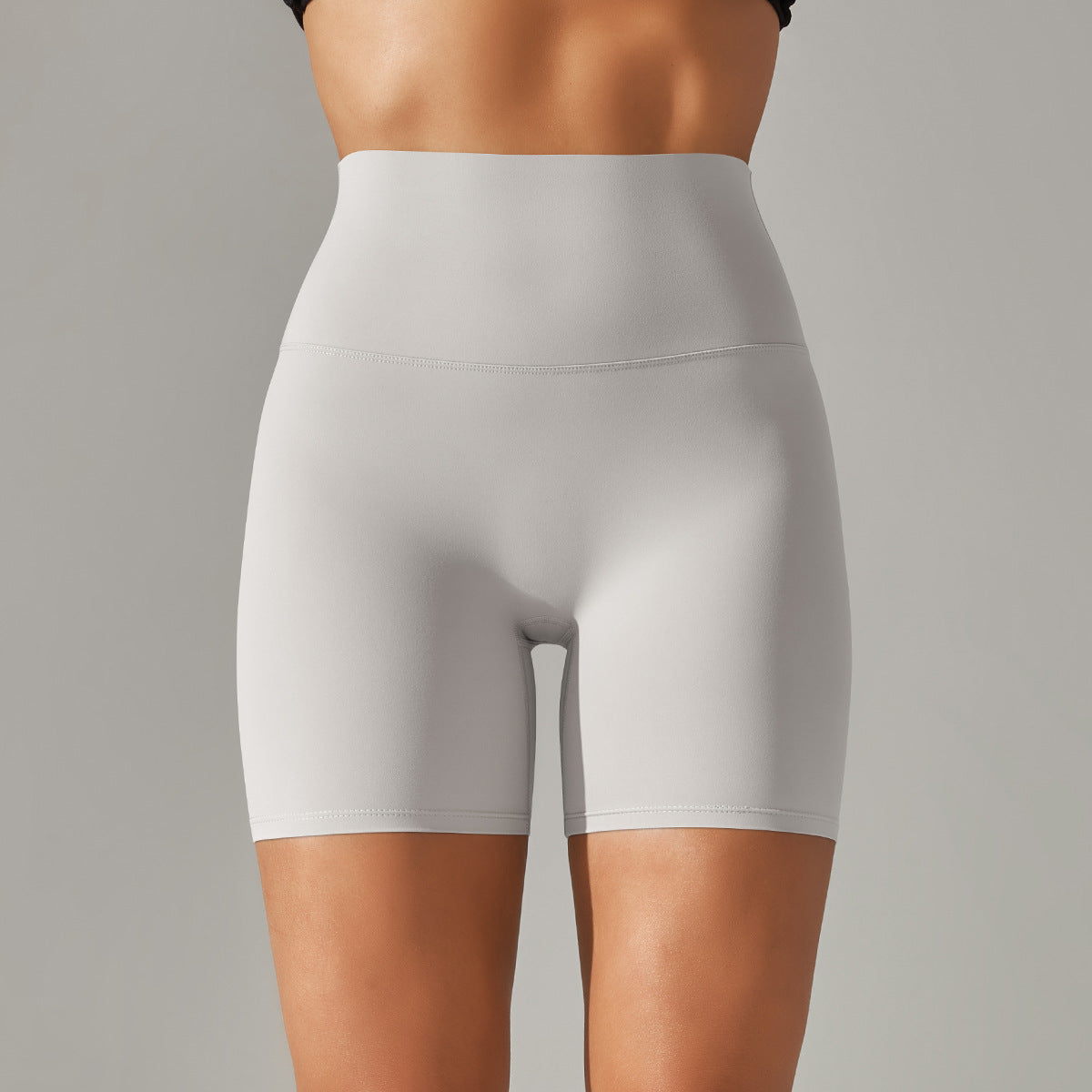 Wholesale Solid Color Double Sided Brushed Skinny High Waist Elastic Yoga Clothes